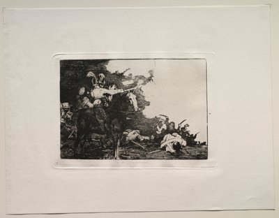 The Horrors of War: Oni nesouhlasí. od Francisco de Goya