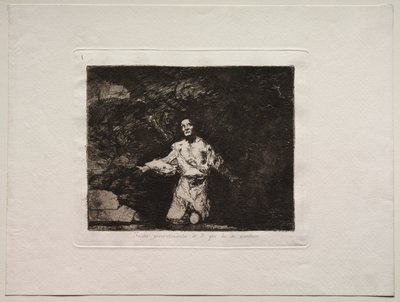 The Horrors of War: Titulní strana - Smutné předtuchy toho, co se stane od Francisco de Goya