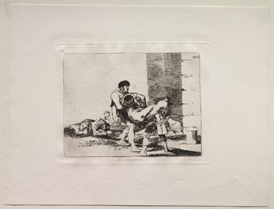The Horrors of War: To The Cemetery. od Francisco de Goya