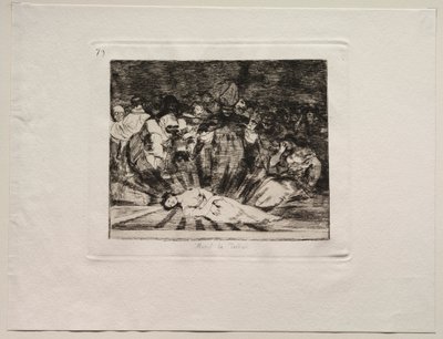 Hrůzy války: Pravda zemřela od Francisco de Goya