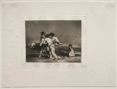 The Horrors of War: Unhappy Mother. od Francisco de Goya