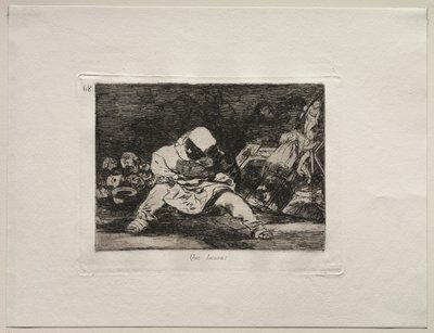 The Horrors of War: What Madness!. od Francisco de Goya