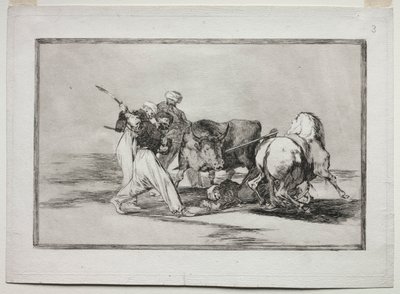 Maurové se usadili ve Španělsku, vzdali se pověr koránu, přijali toto umění..., 1815-1816 od Francisco de Goya