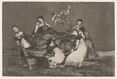 The Proverbs: Feminine Folly, 1864. od Francisco de Goya