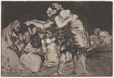 Přísloví: Manželské bláznovství od Francisco de Goya