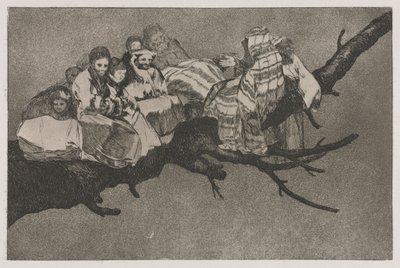 The Proverbs: Ridiculous Folly, 1864. od Francisco de Goya