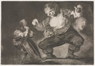 The Proverbs: Simpleton, 1864. od Francisco de Goya