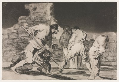 The Proverbs: The Folly of Fury, 1864. od Francisco de Goya