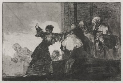 Přísloví: Dvě hlavy jsou lepší než jedna nebo ubohá hloupost od Francisco de Goya