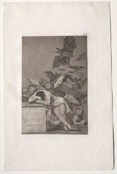 The Sleep of Reason produkuje monstra od Francisco de Goya