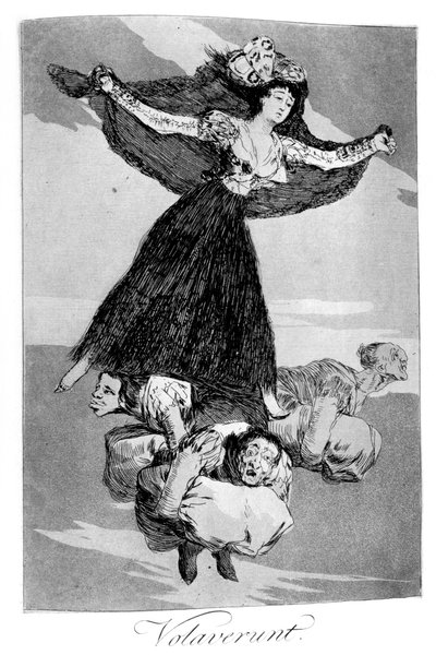 Uletěli, 1799 od Francisco de Goya