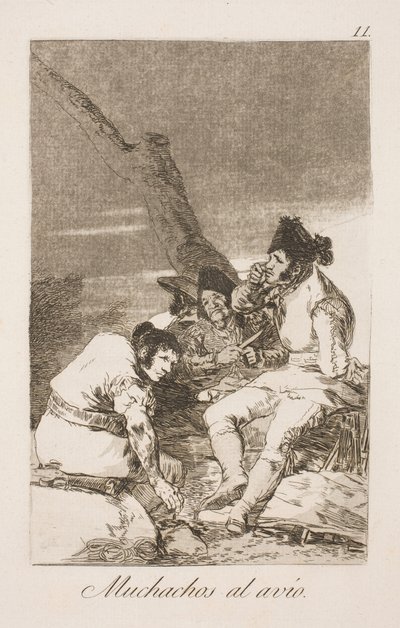 Do práce chlapci od Francisco de Goya