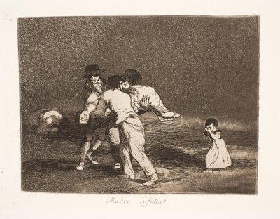 Nešťastná matka (50) od Francisco de Goya