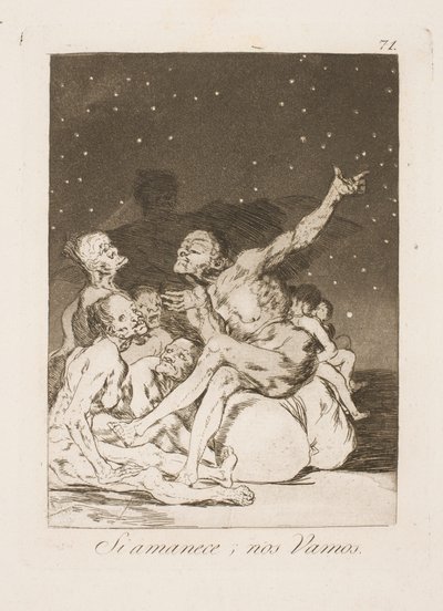 Za úsvitu musíme odejít od Francisco de Goya