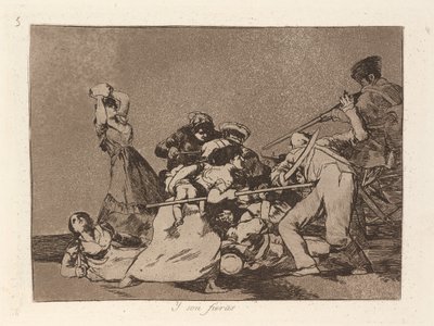 Y son fieras (A jsou jako divoká zvířata) od Francisco de Goya