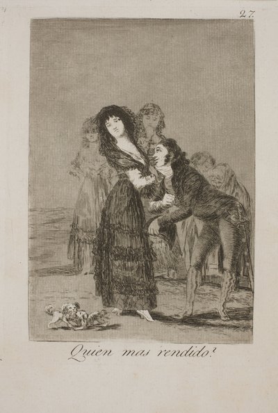 Pokorný služebník od Francisco de Goya