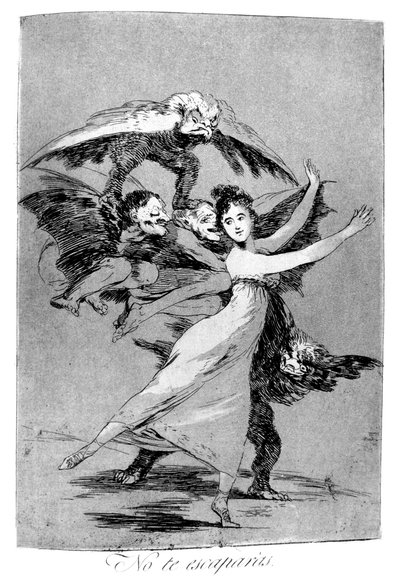 Neutečeš, 1799 od Francisco de Goya