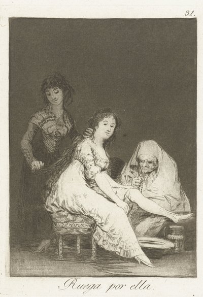 Modlí se za ni od Francisco de Goya