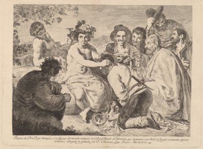 Autobusy (Bacchus) od Francisco de Goya after Diego Velázquez
