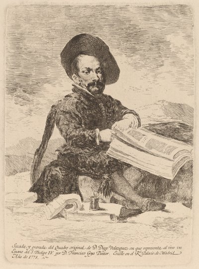 trpaslík (trpaslík) od Francisco de Goya after Diego Velázquez