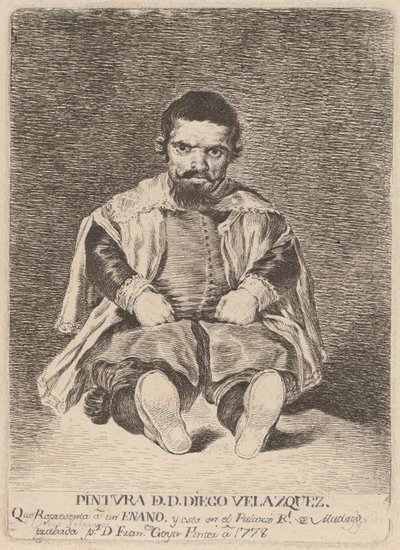 trpaslík (trpaslík) od Francisco de Goya after Diego Velázquez