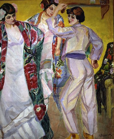 Místo konání flamenca, 20. století (malba) od Francisco de Iturrino