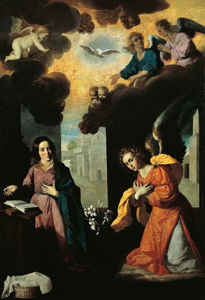 Zvěstování od Francisco de Zurbaran