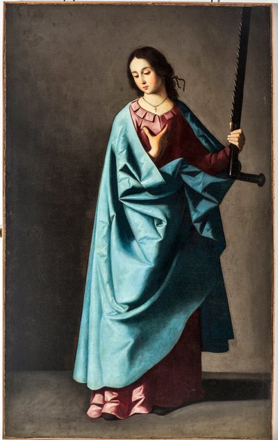 Velká mučednice Eufemie (olej na plátně od Francisco de Zurbaran
