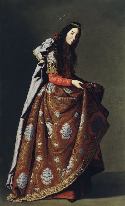 Svatá Casilda z Toleda, asi 1630-1634 od Francisco de Zurbaran