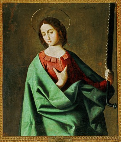 Svatá Eufemie ... (obraz na plátně) od Francisco de Zurbaran