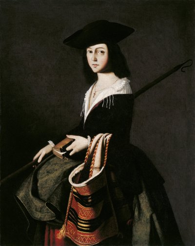 Saint Marina (Sainte Marine) - Zurbaran, Francisco, de (1598-1664) - cca 1640-1645 - Olej na plátně - 111x88 - Museo Carmen Thyssen, Malaga od Francisco de Zurbaran