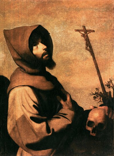 sv. František v extázi, c. 1659 (olej na plátně) od Francisco de Zurbaran