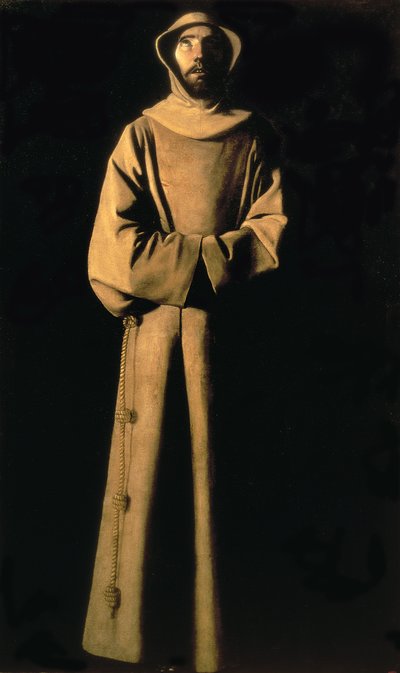 Sv. František z Assisi, kolem roku 1640 (olej na plátně) od Francisco de Zurbaran