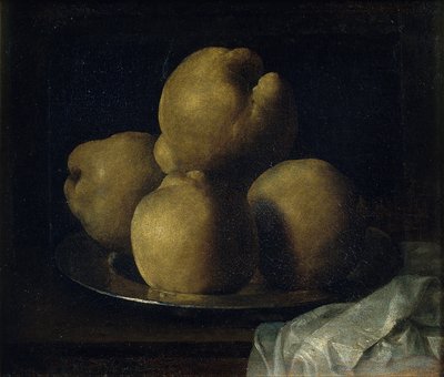 Zátiší s mísou z kdoule od Francisco de Zurbaran