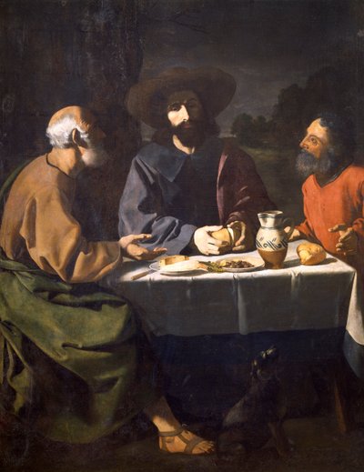 Večeře v Emauzích od Francisco de Zurbaran