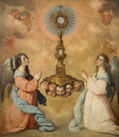 Eucharistie, kolem roku 1650 od Francisco de Zurbaran