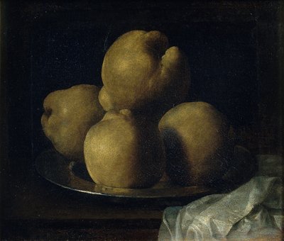 Zátiší s miskou kdoulí od Francisco de Zurbaran