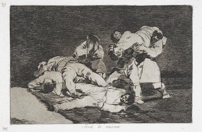 To samé ze série Disasters of War od Francisco de Goya