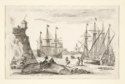 Vchod do rohu Calais od Franciscus van der Steen