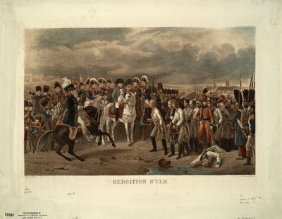 Kapitulace Ulmu od Francisque Martin François Grenier de Saint Martin