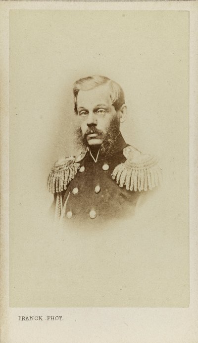 Portrét hraběte Dmitrije Alekseeviče Miljutina 1816-1912. od Franck