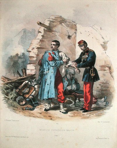 Armádní chirurg od Francois Hippolyte Lalaisse