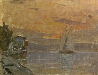 Kůra před La Grande-Rive od Francois-Louis-David Bocion