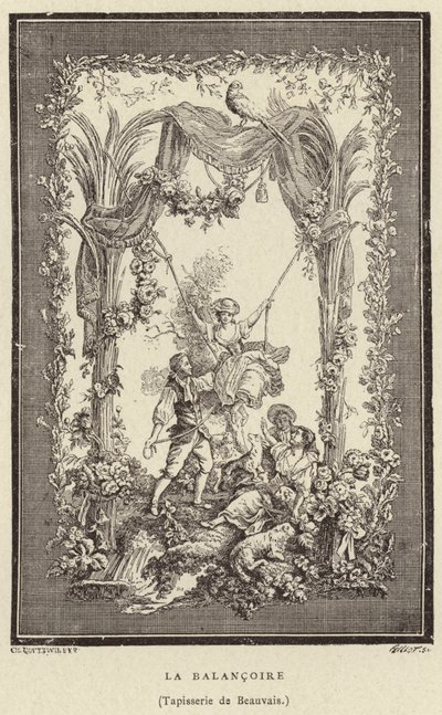 Houpačka od Francois (after) Boucher