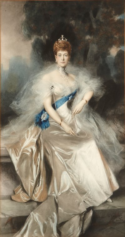 Královna Alexandra od Francois (after) Flameng