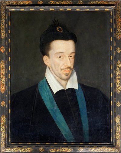 Portrét francouzského krále Jindřicha III. (1551-1589), cca 1582-86 (malba) od Francois (attr.to) Quesnel