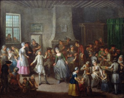 Interiér taverny od Francois Aubert