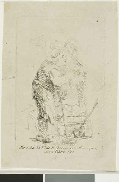 Špatně oblečený rolník od François Boucher