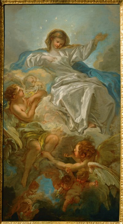 Nanebevzetí Panny Marie (malba na plátně) od Francois Boucher