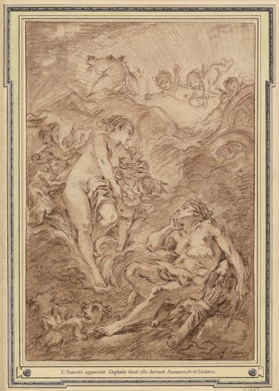 Aurora a Cephalus od François Boucher